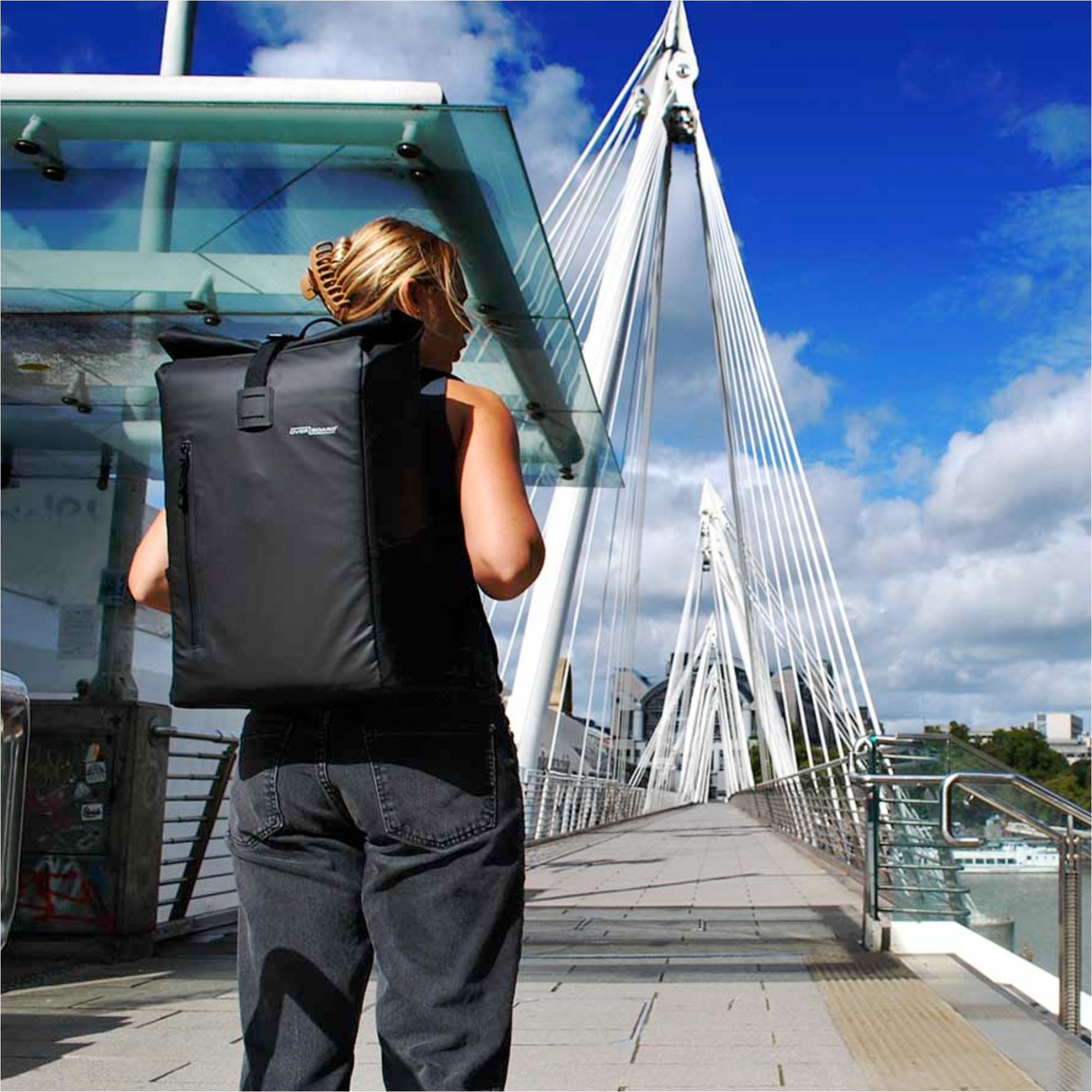 OverBoard 2026 Sac à Dos Urbain Imperméable (Ipx5) 20 L 41405.1 - Black